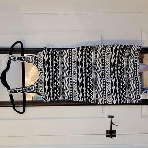 PINK Tribal Bodycon Dress